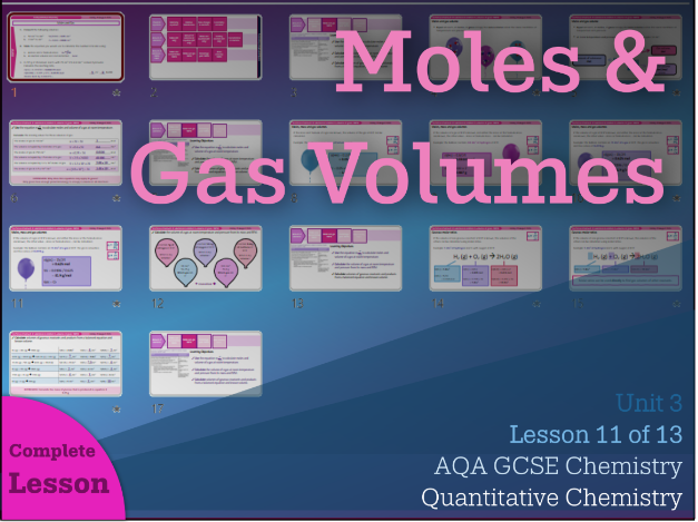 Moles and Gas Volumes || Quantitative Chemistry | AQA Chemistry