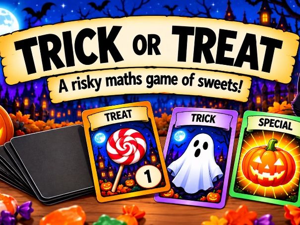 Halloween KS1 / KS2 fun maths card game