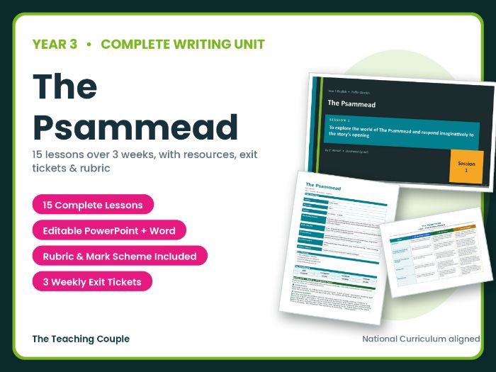The Psammead | Year 3 English Unit | 15 Complete Lessons + Resources