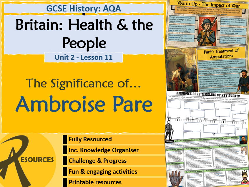 Ambroise Pare - GCSE History - AQA