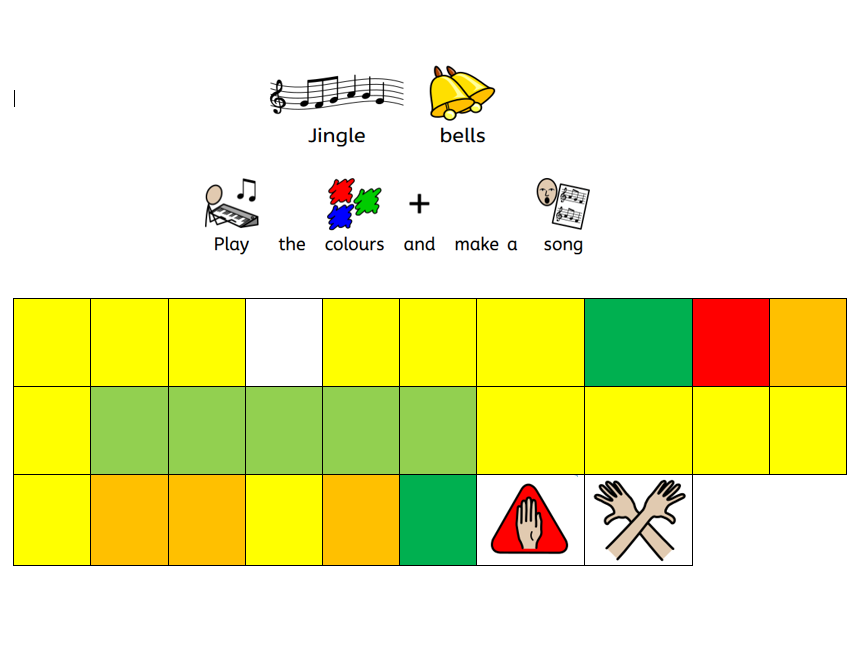 SEN Jingle Bells chorus music sheet.