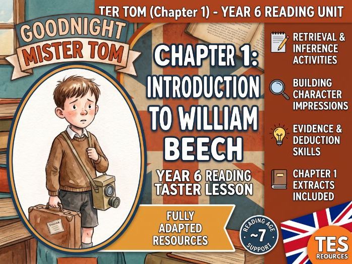 Year 6 Goodnight Mr Tom Chapter 1 Reading lesson