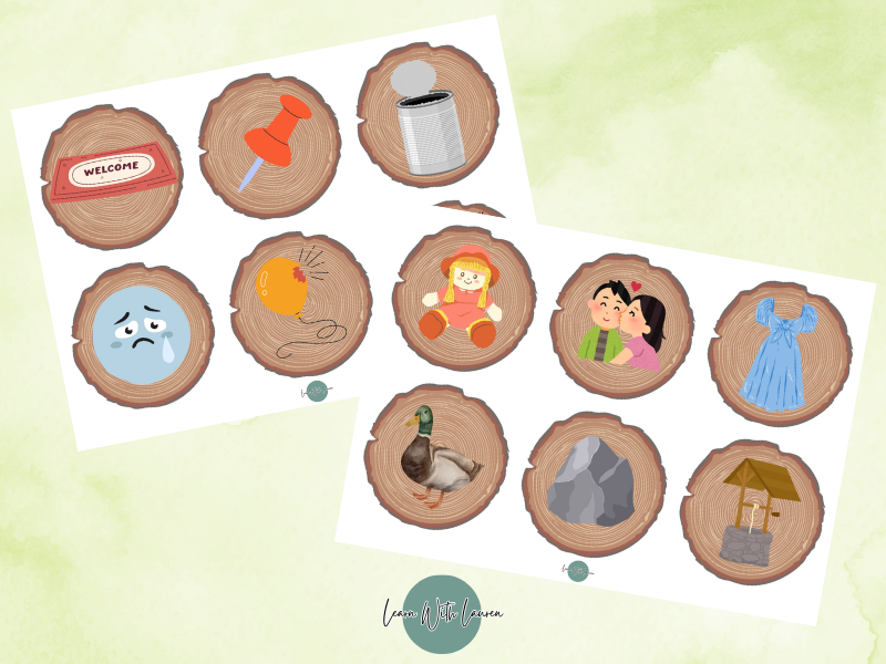 Phase 2 Phonics log slices