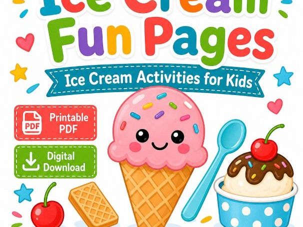 Ice Cream Fun Pages