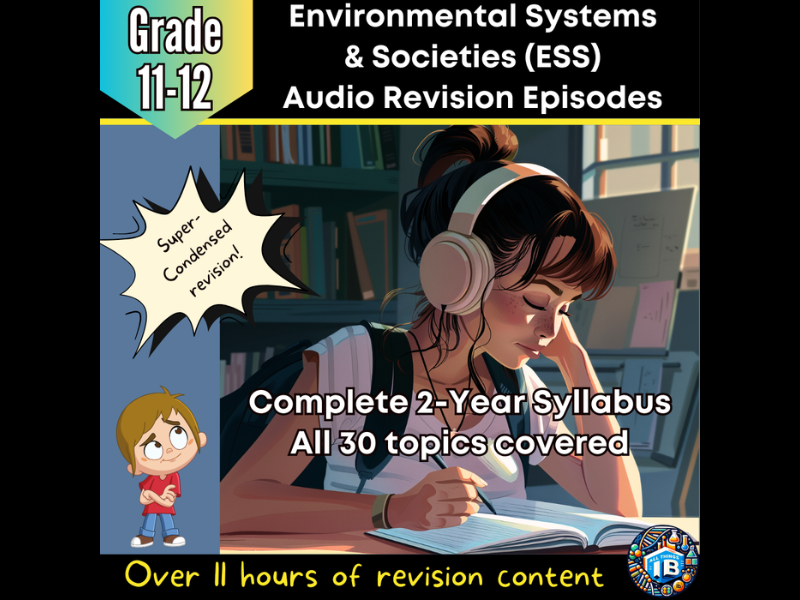 IB DP Environmental (ESS) Audio Summary Episodes – Full 2-Year Syllabus 2026