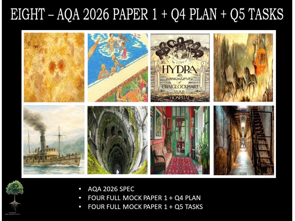 EIGHT - PAPER 1 | 2026 FULL MOCKS | + Q4 PLAN | + Q5 TASKS