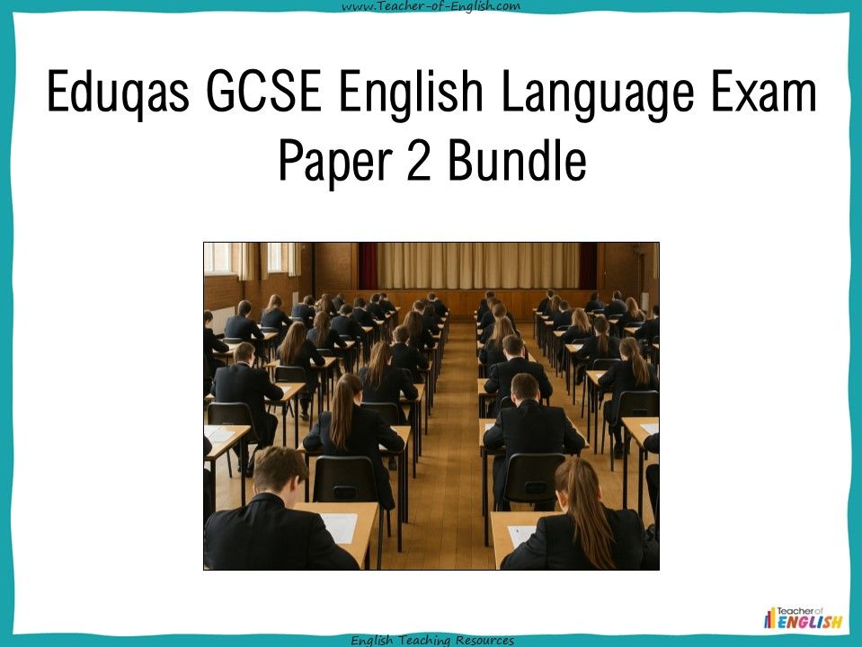 Eduqas GCSE English Language Exam Preparation Bundle - Paper 2