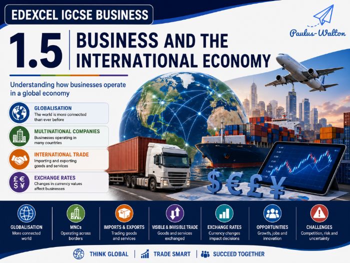 IGCSE Business 1.5 International Economy