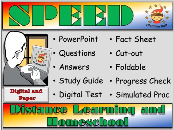 Forces - Speed Explained - Distance Learning and Homeschool for KS3