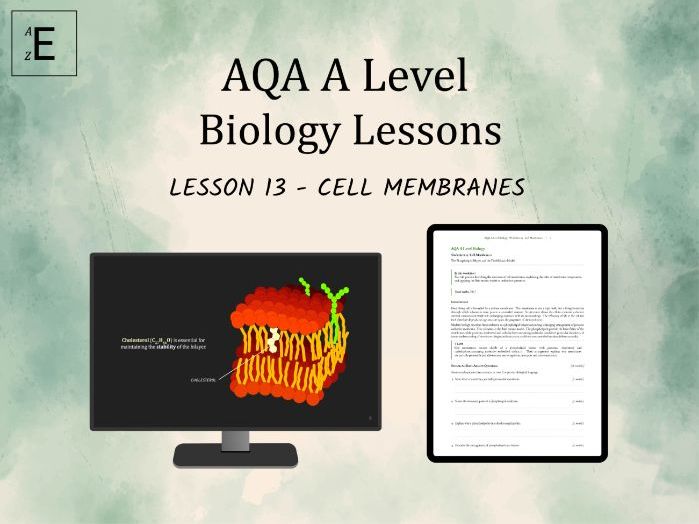 AQA A Level Biology Lesson 13 - Cell Membranes