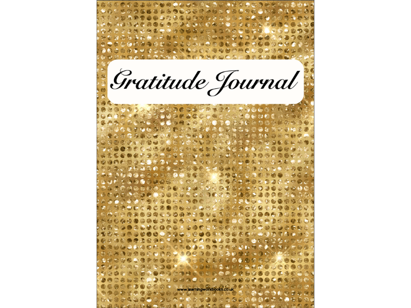 Gold Diamond Stud Gratitude Journal
