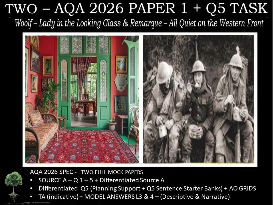 TWO - PAPER 1 | 2026 FULL MOCKS | Q5 TASKS