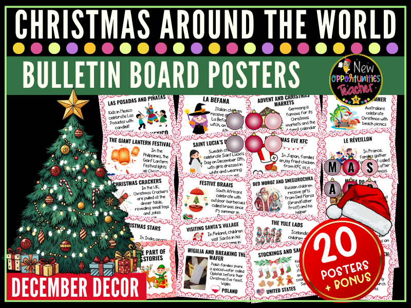 Christmas Around the World Posters