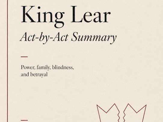 King Lear Act-by-Act Summary | Every Scene Explained