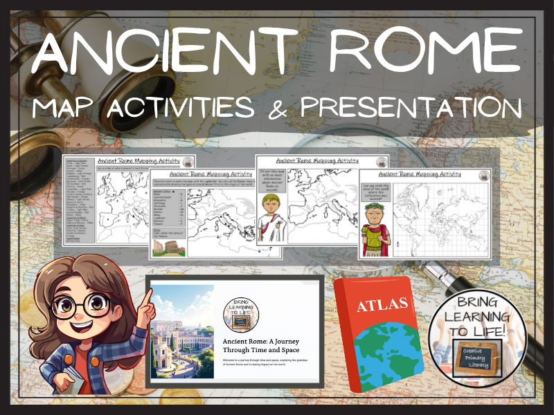 Ancient Rome Map Activities and Presentation