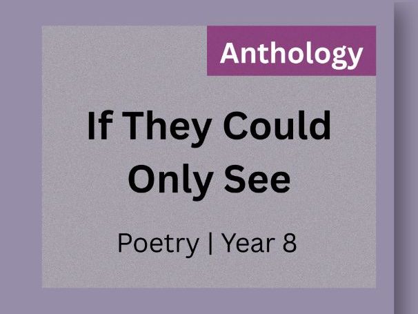 Poetry Anthology — Reading & Writing Resource | Interpretation & Imagery | Inner Landscapes | Year 8