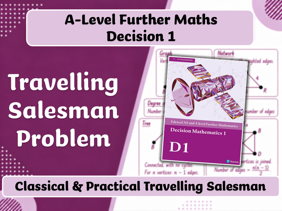 A-Level Further Maths | Decision 1 | Classical and Practical Travelling Salesman Problem
