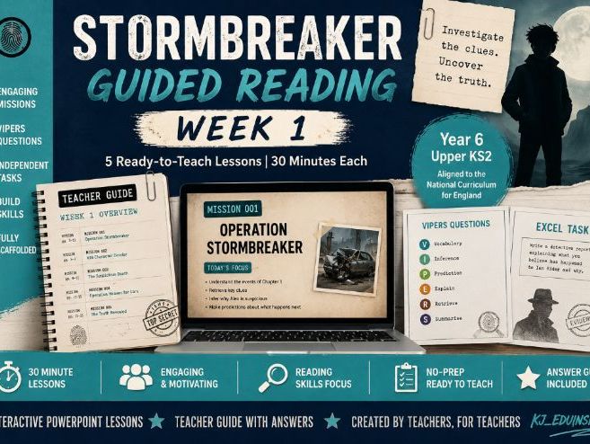 Stormbreaker Guided Reading – Week 1 | 5 Ready-to-Teach Lessons