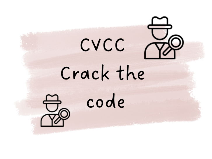 CVCC/CCVC Crack the code