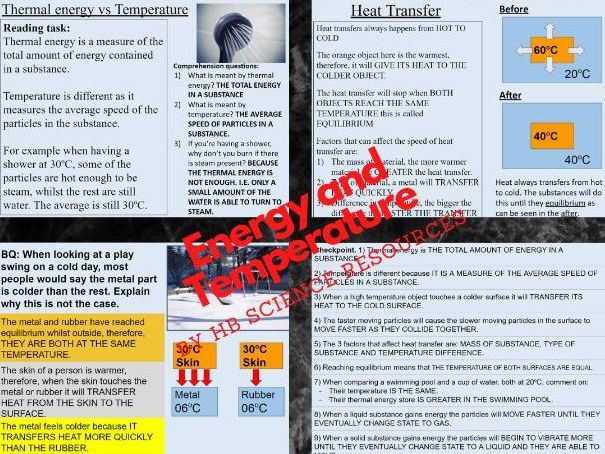 Energy and Temperature