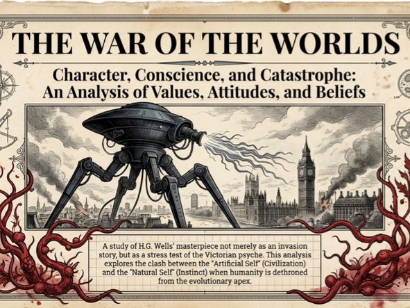 War of the Worlds Analysis Mini Pack: Theme Character Language Features