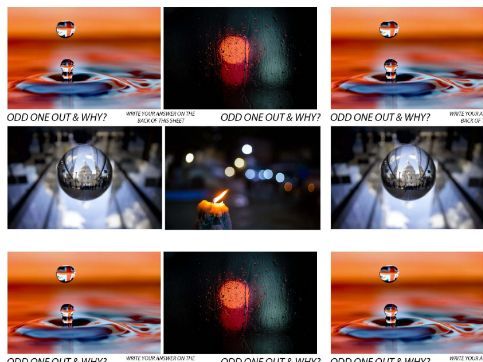Photography GCSE Starter/Homework activity