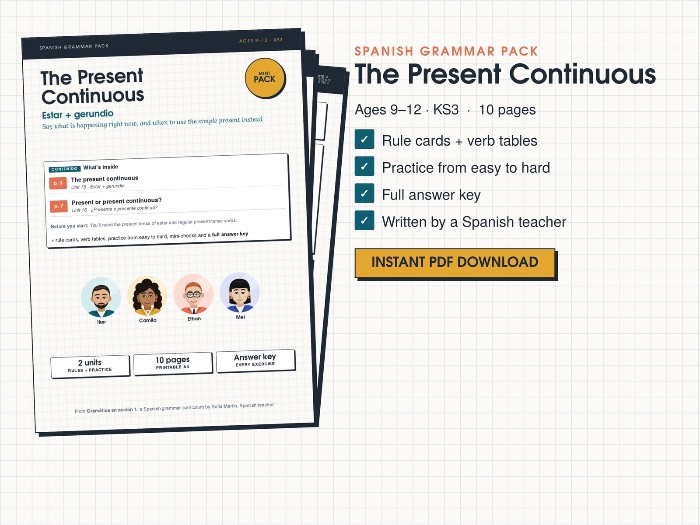 Spanish Present Perfect Worksheets KS3