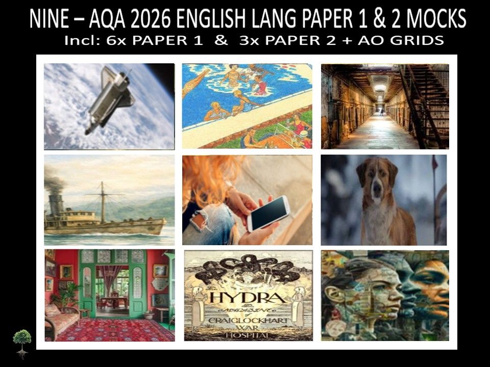 NINE - AQA PAPER 1 & 2 | 2026 FULL MOCKS | AO GRIDS