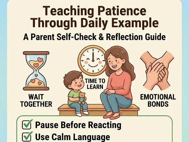 Teaching Patience Through Daily Example: A Parent Self-Check & Reflection Guide