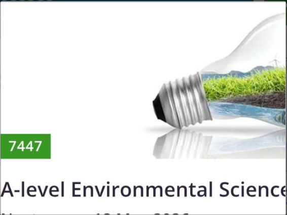 AQA Environmental Science 3.5.3 Forest Resources