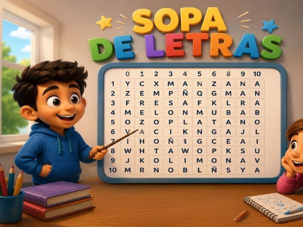 Sopa de Letras El cuerpo Humano 2