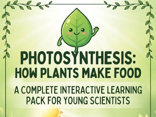 Photosynthesis: How Plants Make Food | Interactive Science Lesson & Worksheet Pack