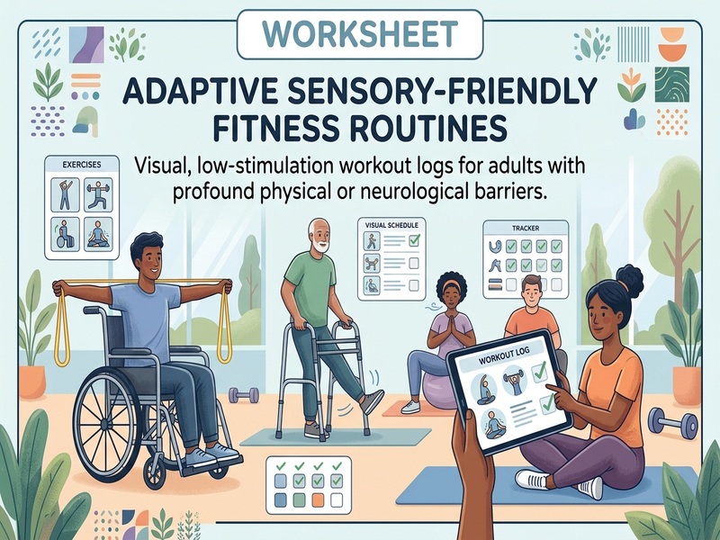 Adaptive Sensory-Friendly Fitness Routines