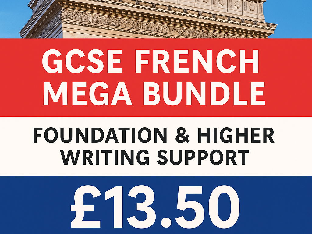 2026 GCSE French Writing Mega Bundle – Foundation & Higher Writing Support (New Spec 2026)
