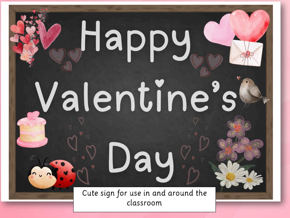Happy Valentine's Day Sign
