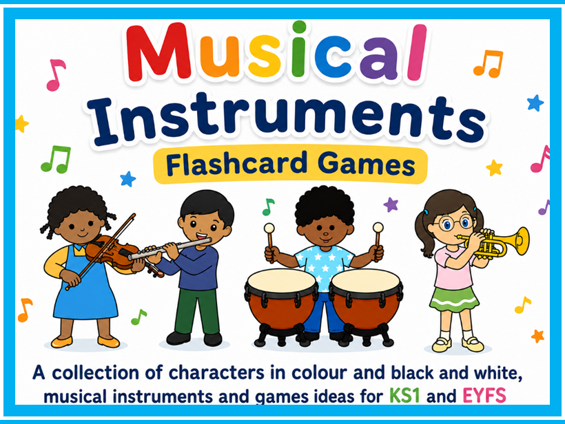 Musical Instruments Flashcard Games