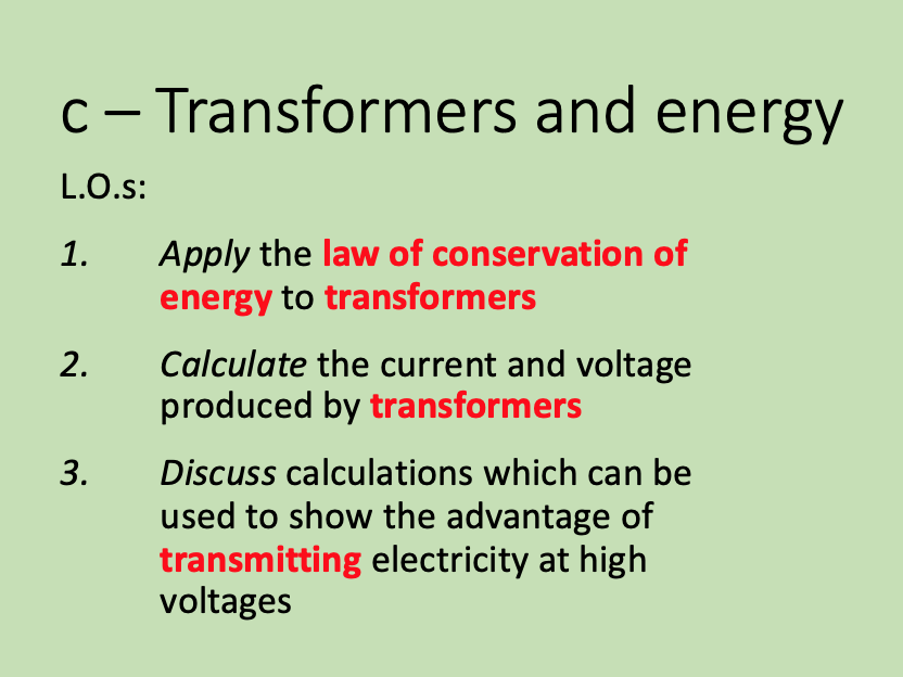 Secondary energy and electricity resources