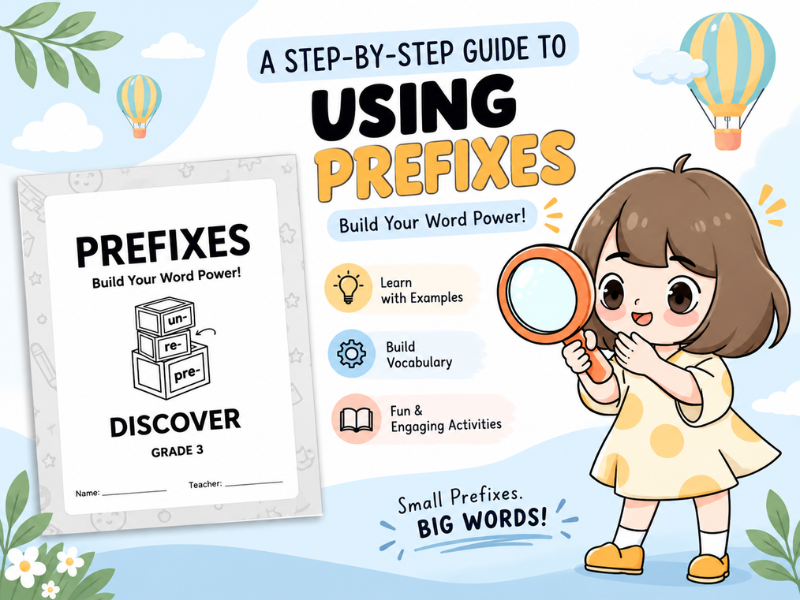 Year 3 Prefixes Worksheets: un-, re-, pre-, dis- | Vocabulary Word Study