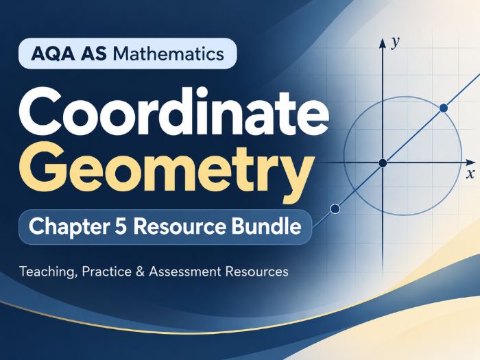 05 - Coordinate Geometry Teacher Pack - AS (Year 1) Mathematics A Level AQA