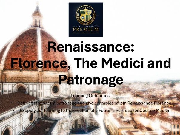The Medici and Patronage | Florence and the Renaissance | Complete History Lesson