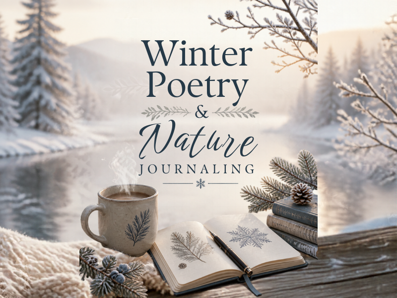 Winter Poetry and nature Journaling