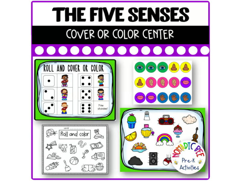 The Five Senses Cover or Color