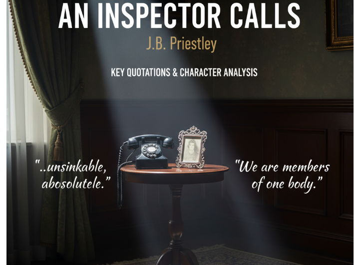 An Inspector Calls - Character Matching Activity