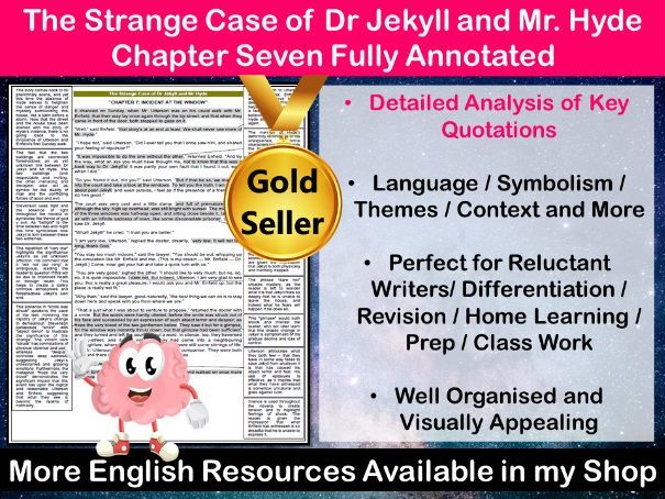 The Strange Case of Dr Jekyll and Mr Hyde Chapter 7 Fully Annotated