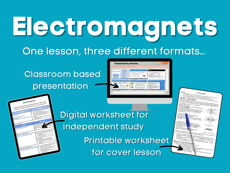 Electromagnets Lesson bundle