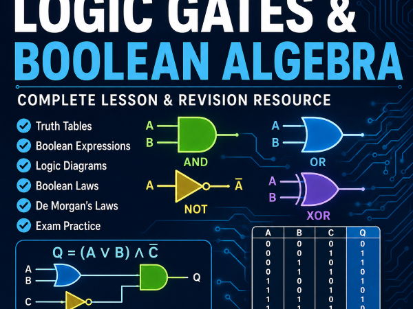 A Level CS: Logic Gates & Boolean