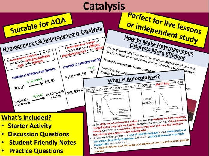 Catalysis (AQA)