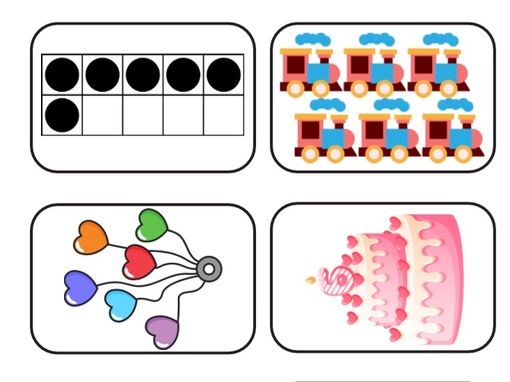 EYFS Numeracy Find Your Group 0-10 Bulk