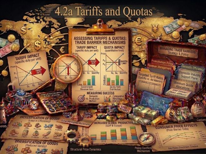 IB Economics 4.2a: Tariffs & Quotas | Student + Teacher Guide | CBCI