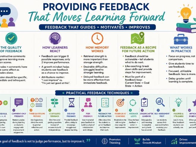 Providing Feedback that Moves Learning Forward